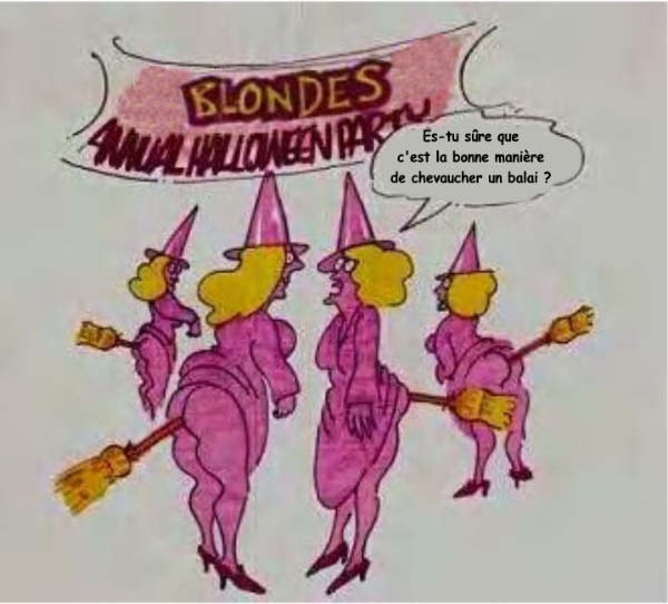 Halloween de Blondes-humourenvrac